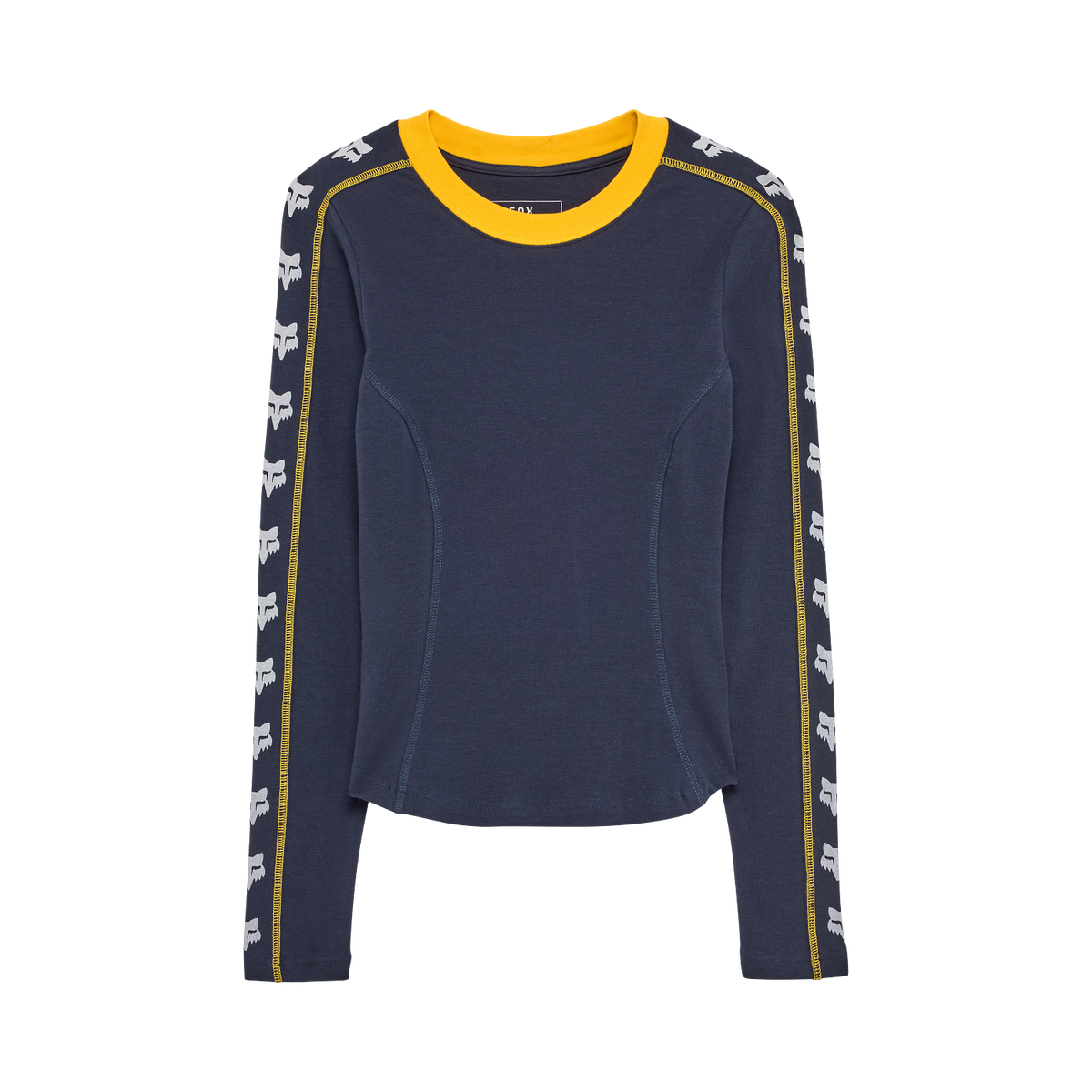 Circa 74 Tailliertes Langarm-T-Shirt für Frauen