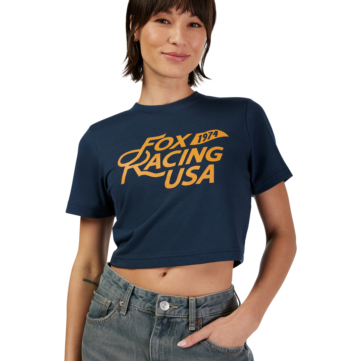 Damen Fox USA Baby T-Shirt