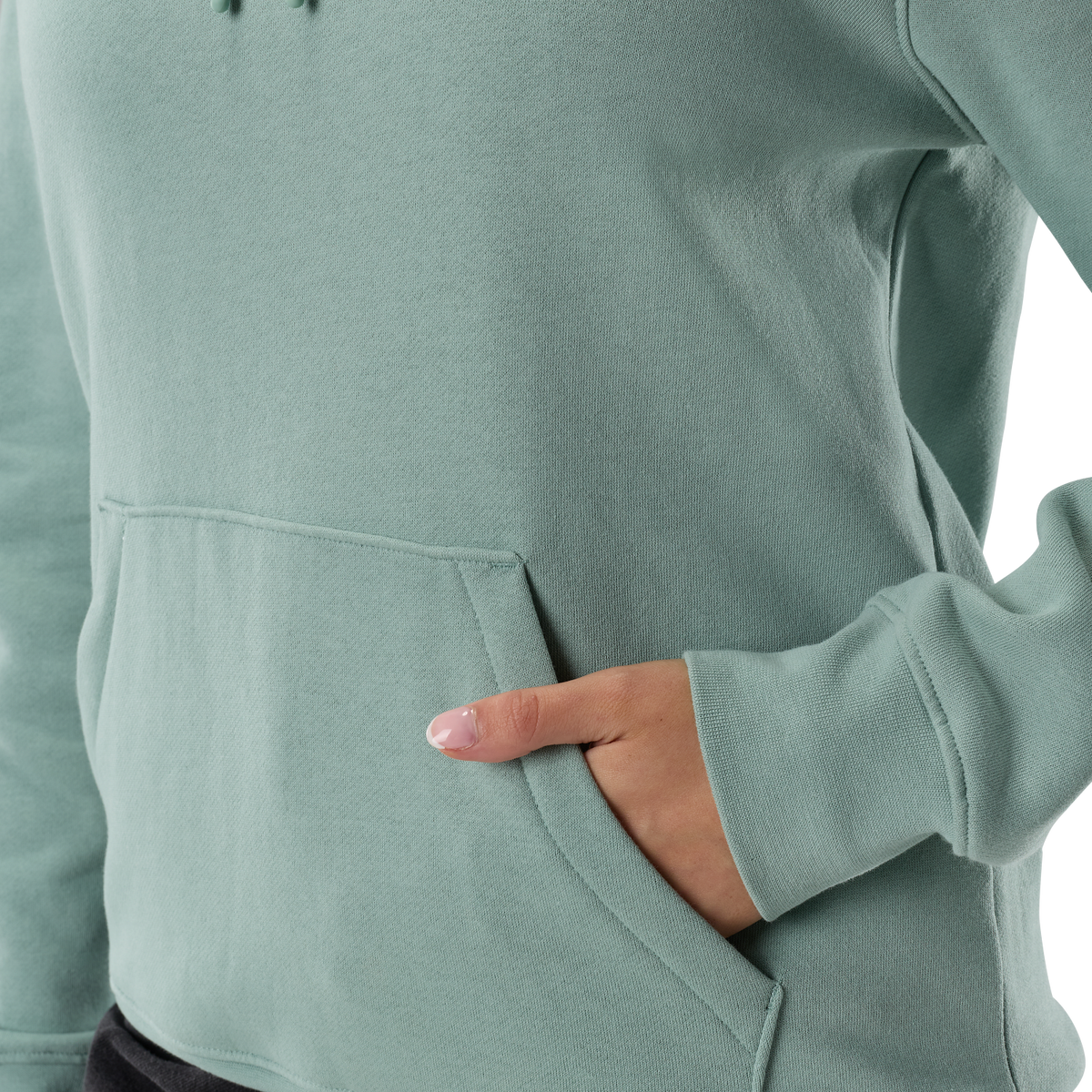 F Head Fleece Pullover Hoodie für Damen