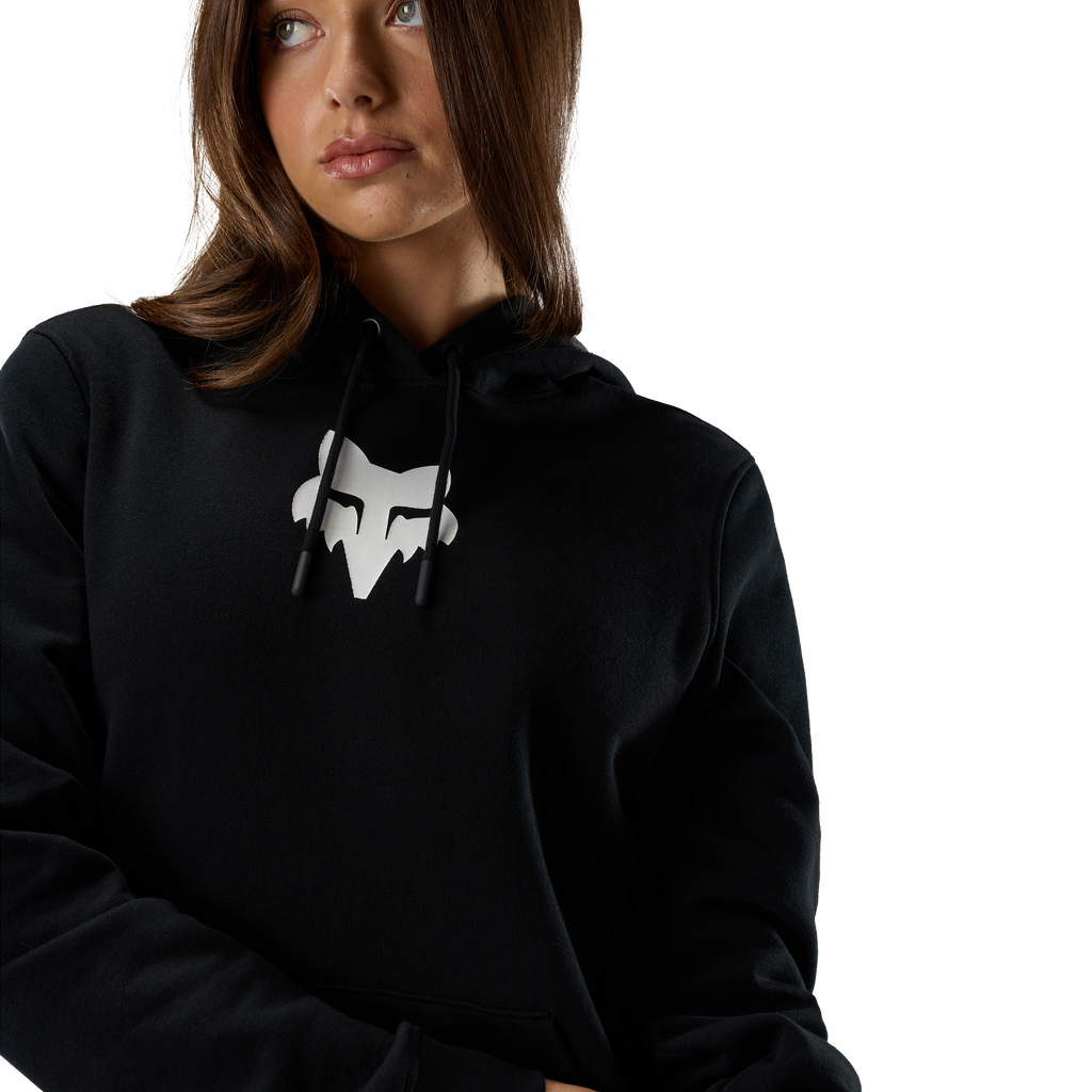 F Head Fleece Pullover Hoodie für Damen