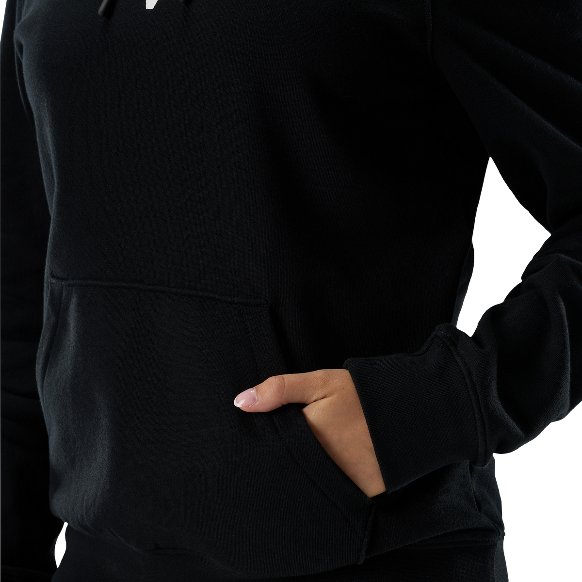 F Head Fleece Pullover Hoodie für Damen