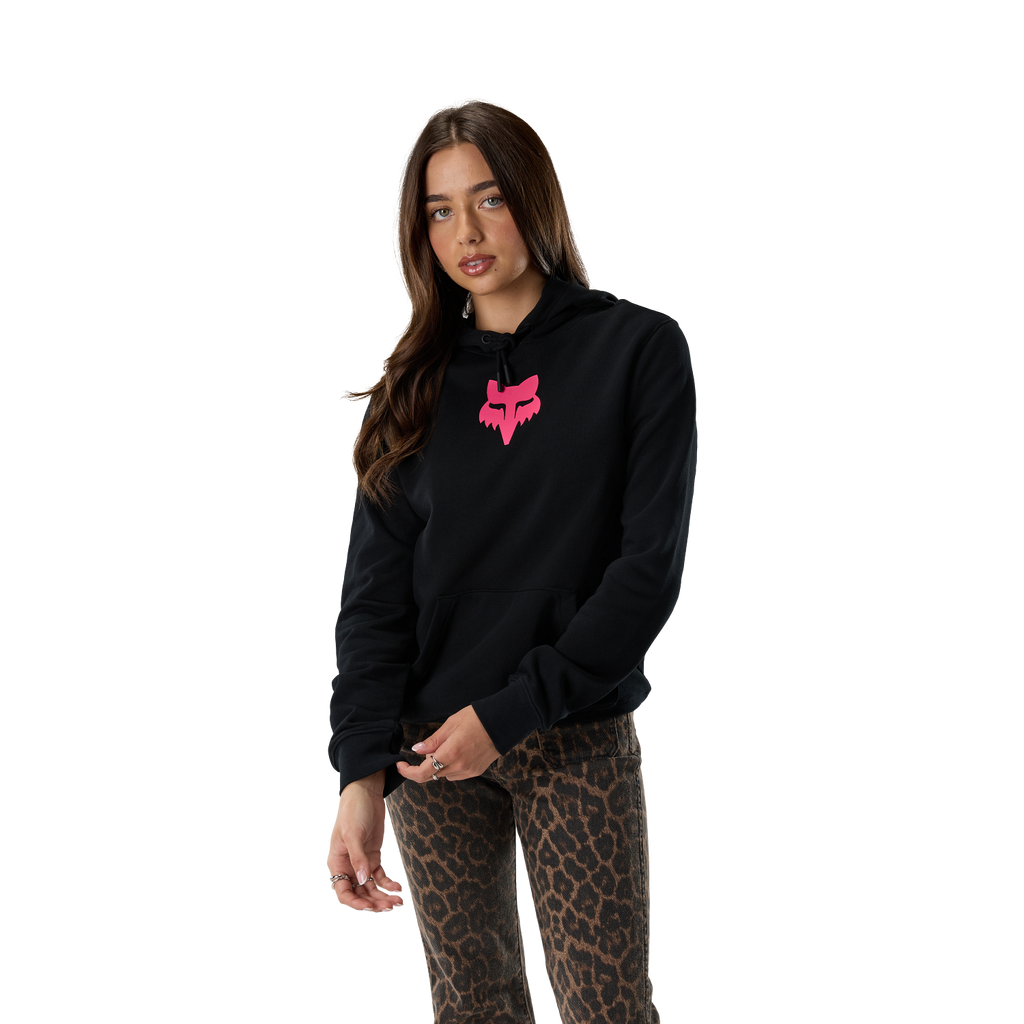 F Head Fleece Pullover Hoodie für Damen