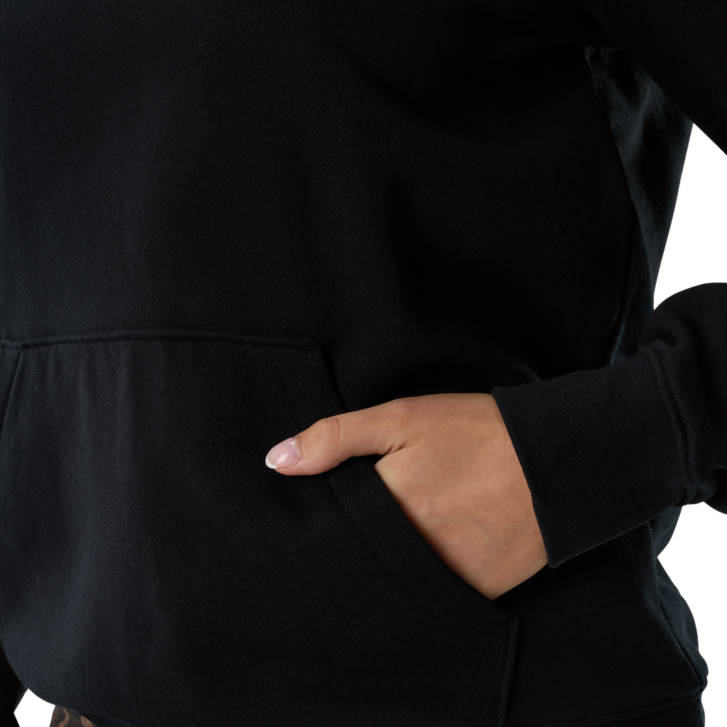 F Head Fleece Pullover Hoodie für Damen