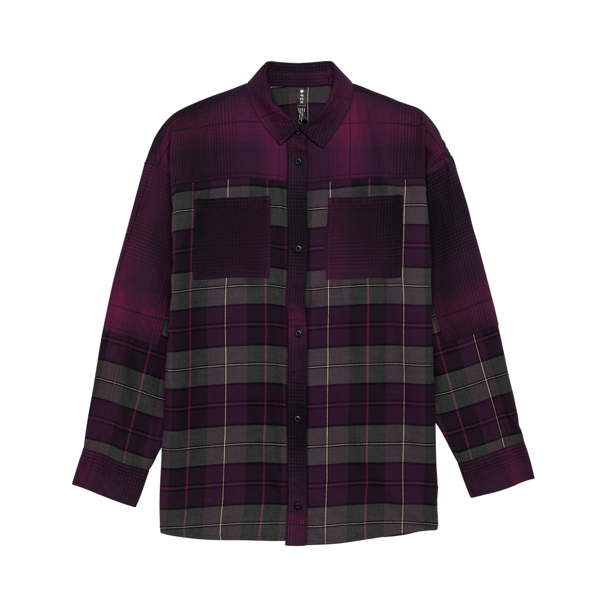 Flanellhemd Oversized – Dame