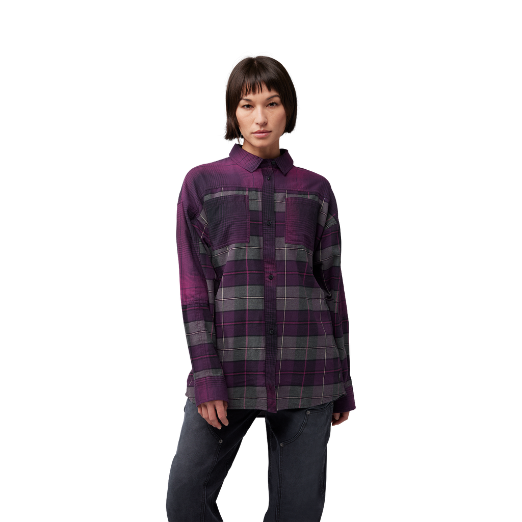 Flanellhemd Oversized – Dame