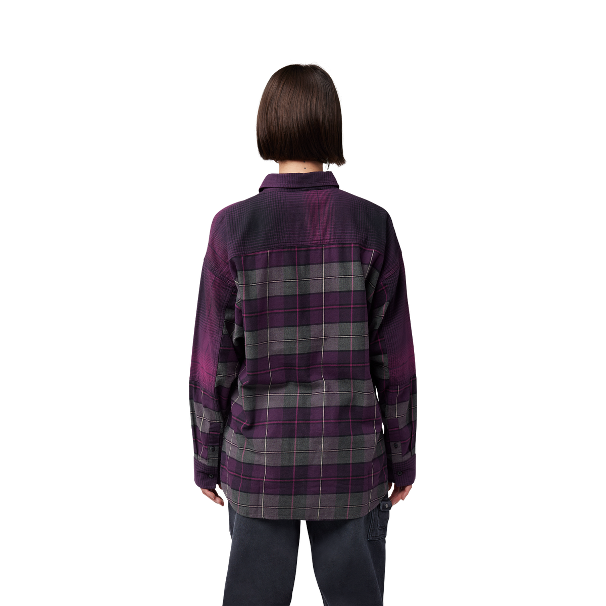 Flanellhemd Oversized – Dame