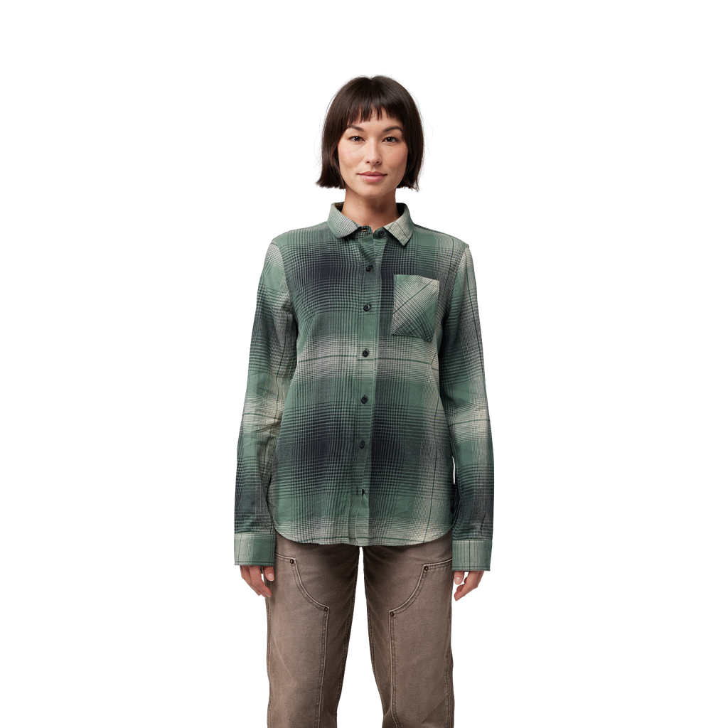 Flanellhemd Traildust – Dame