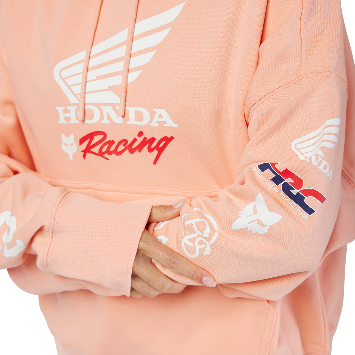 Fox x Honda Oversized Pullover Hoodie für Damen