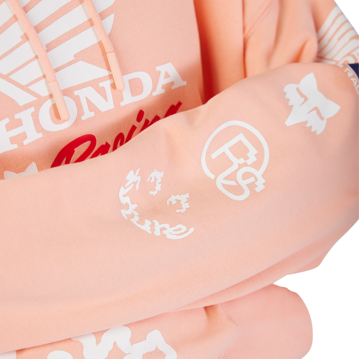 Fox x Honda Oversized Pullover Hoodie für Damen