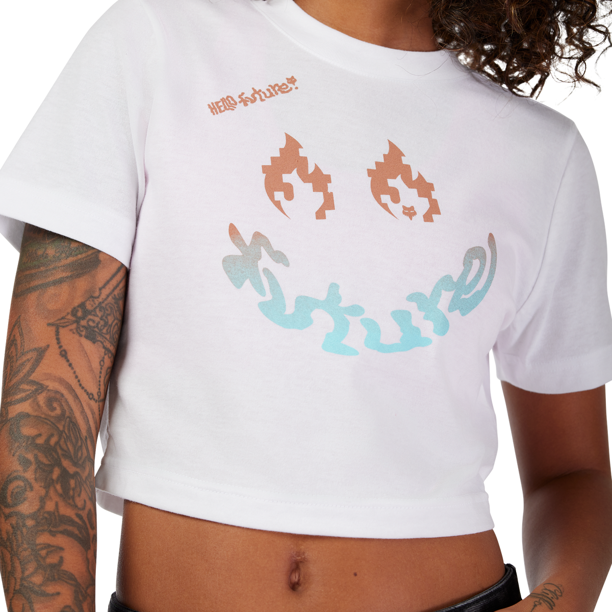 Hello Fox Baby-T-Shirt für Damen