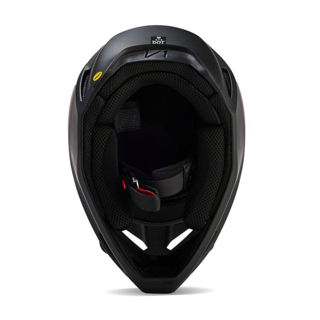 Helm V1 Matte Black Jugend