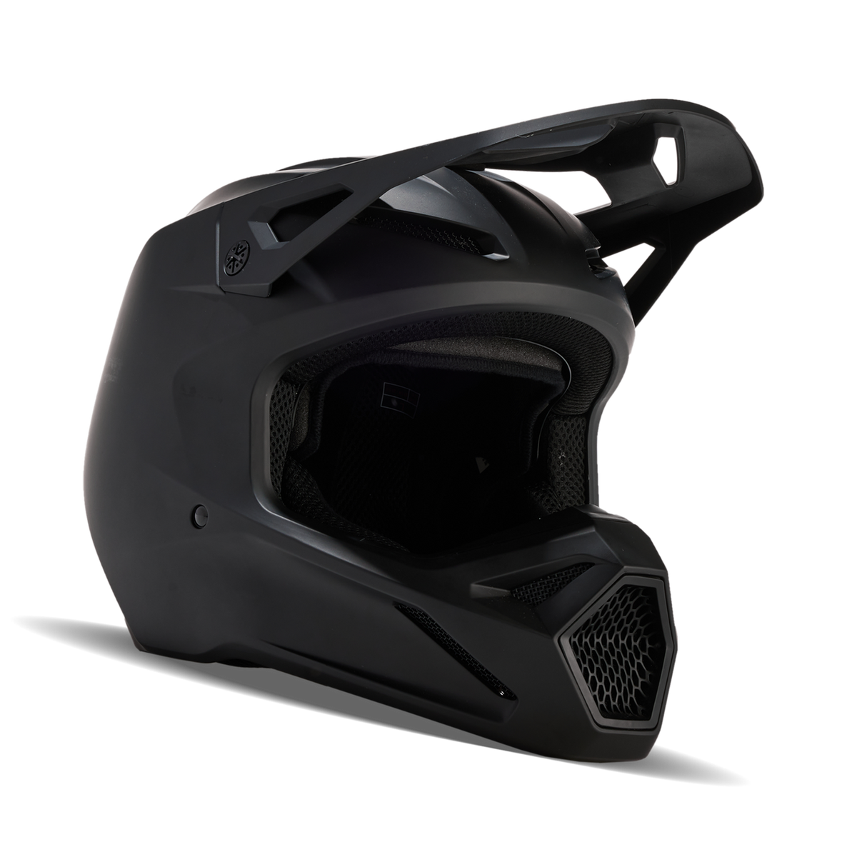 Helm V1 Matte Black Jugend