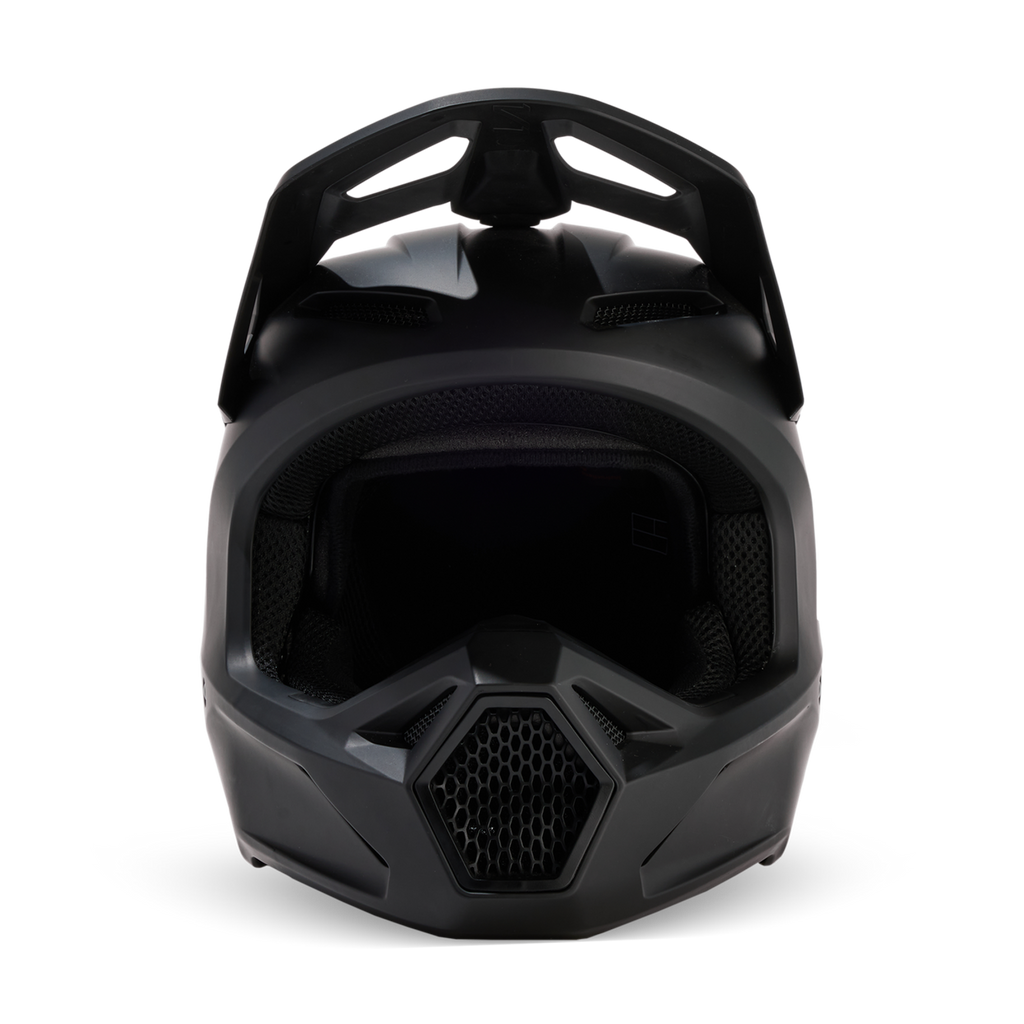 Helm V1 Matte Black Jugend