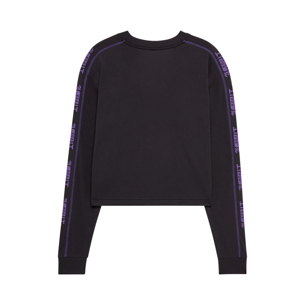 Image Phantom Langarm Crop T-Shirt für Frauen