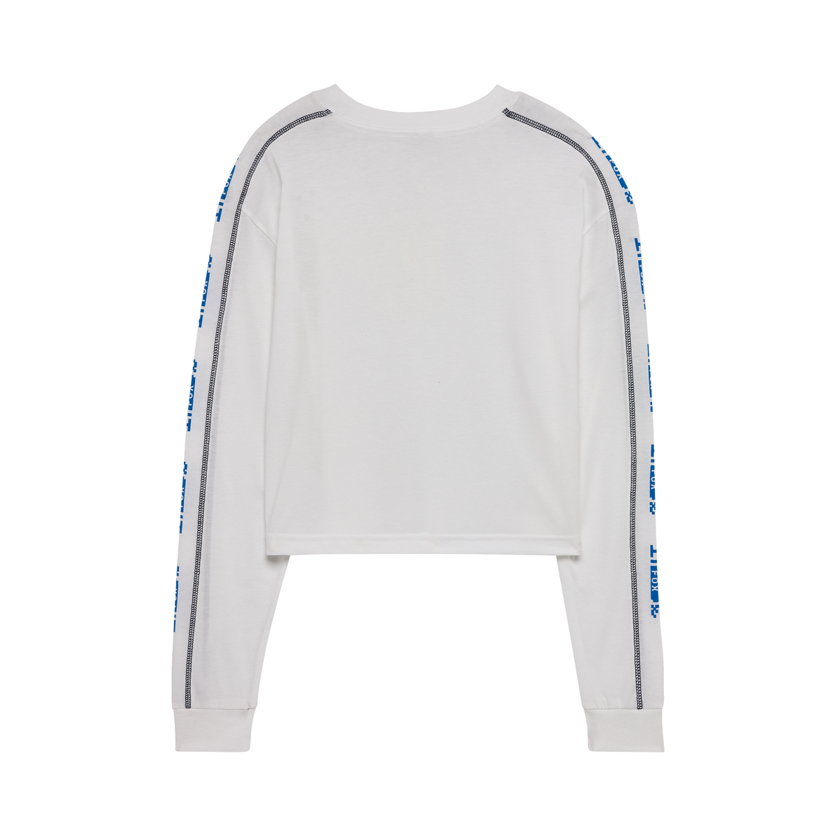 Image Phantom Langarm Crop T-Shirt für Frauen