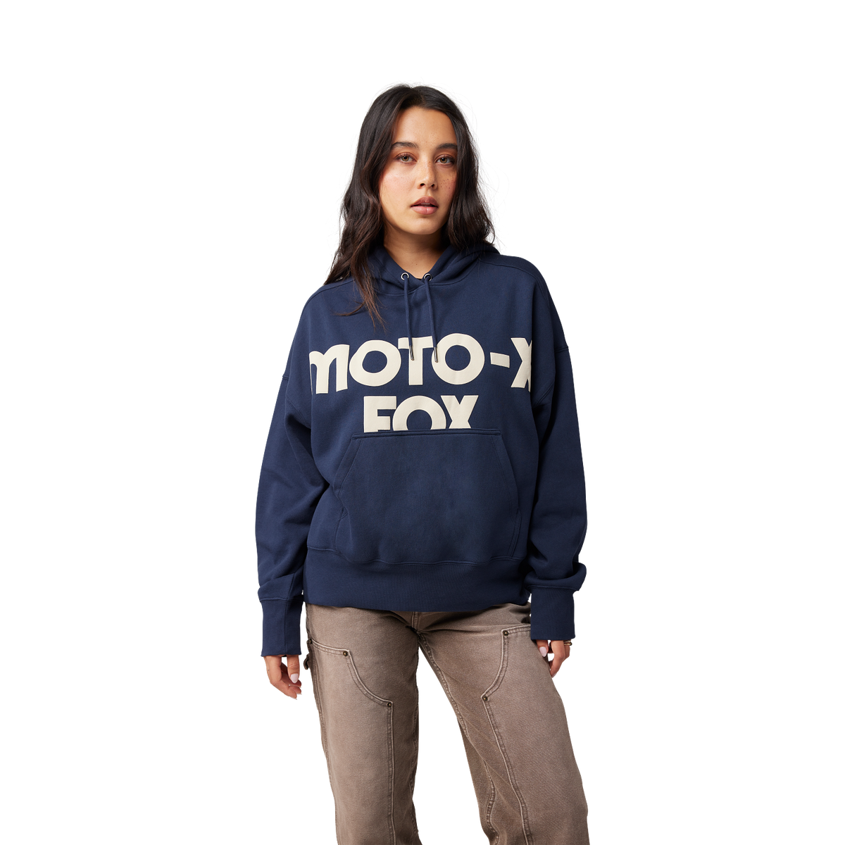 Kapuzenpullover Moto-X Oversized – Dame
