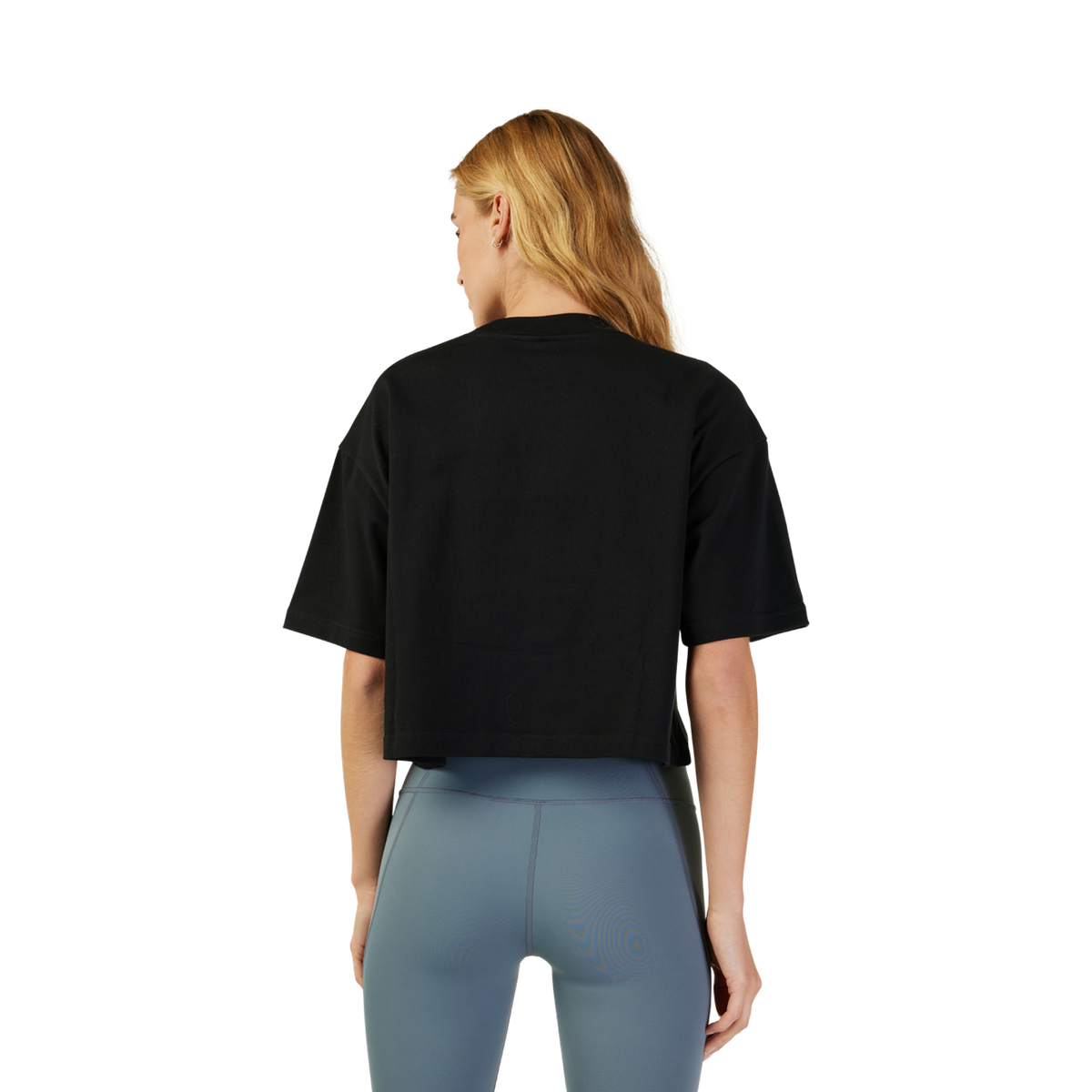 Kurzes Premium-T-Shirt Wordmark Damen