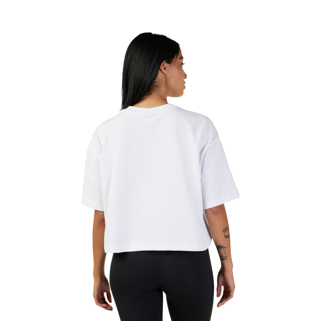 Kurzes Premium-T-Shirt Wordmark Damen
