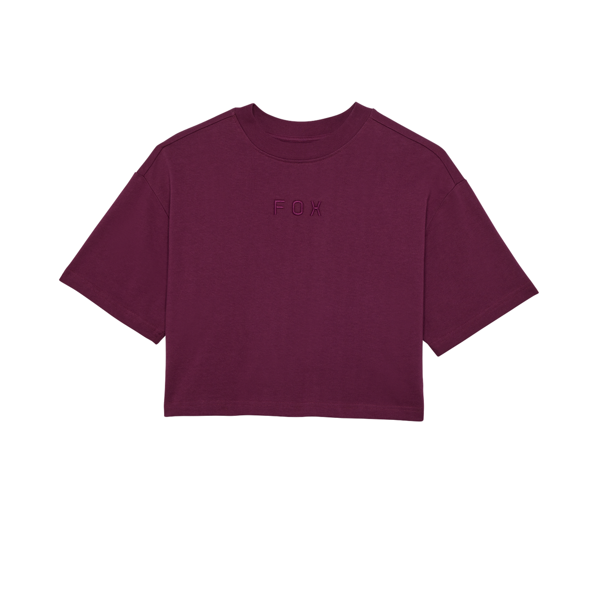 Kurzes Premium-T-Shirt Wordmark Damen