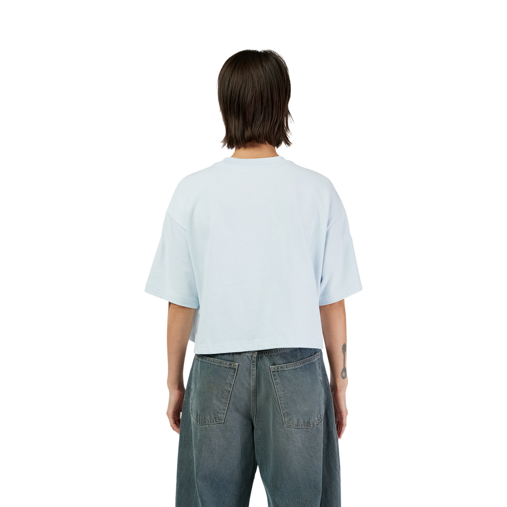 Kurzes Premium-T-Shirt Wordmark Damen