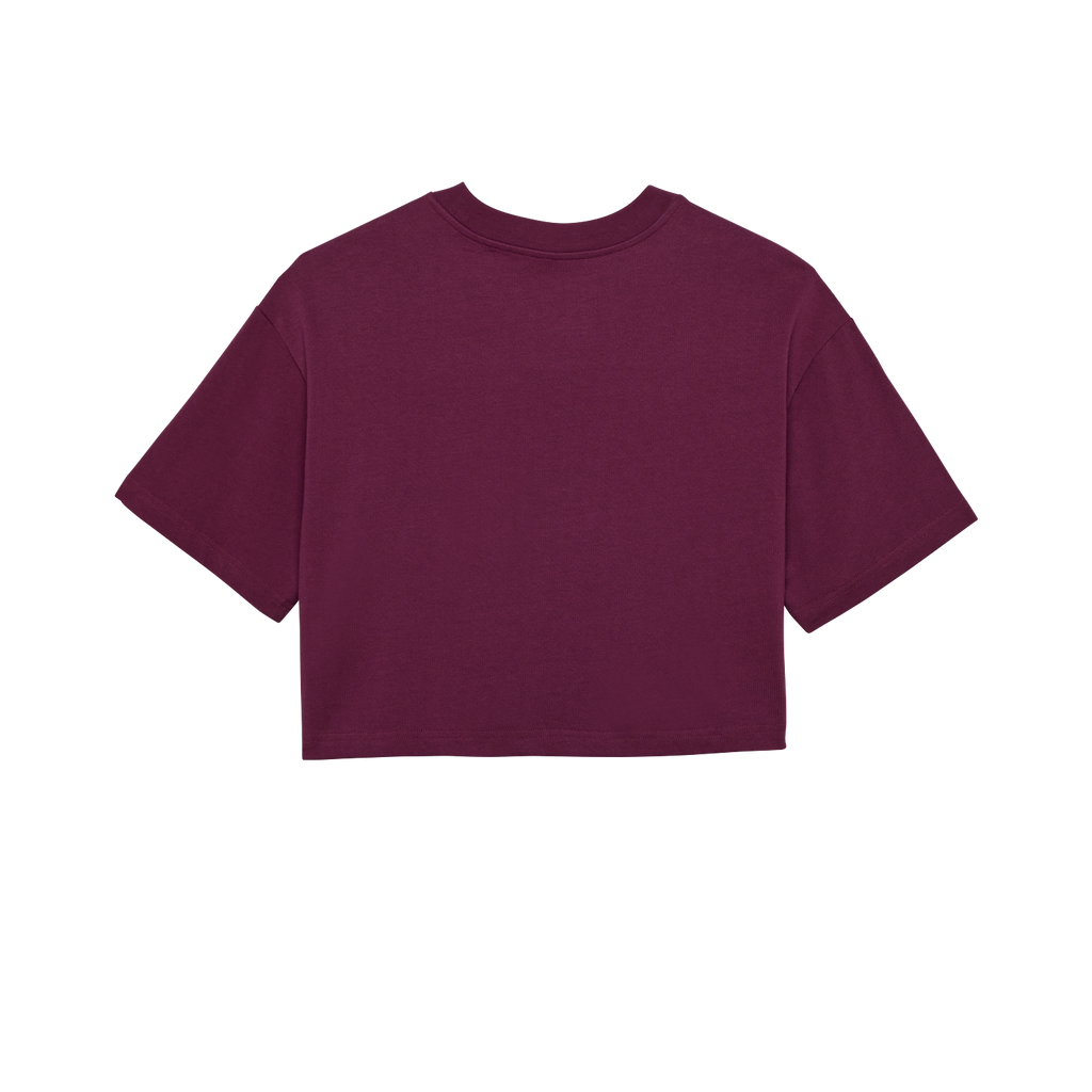 Kurzes Premium-T-Shirt Wordmark Damen