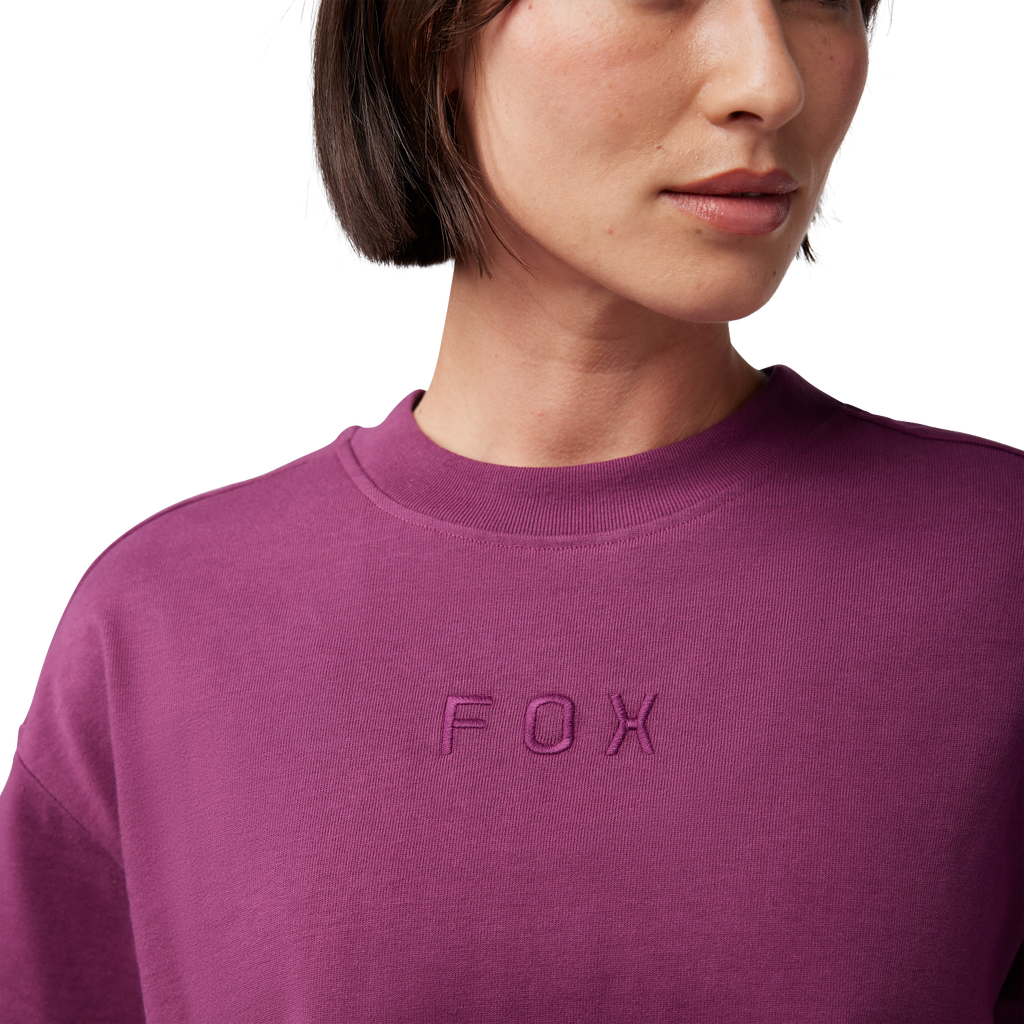 Kurzes Premium-T-Shirt Wordmark Damen