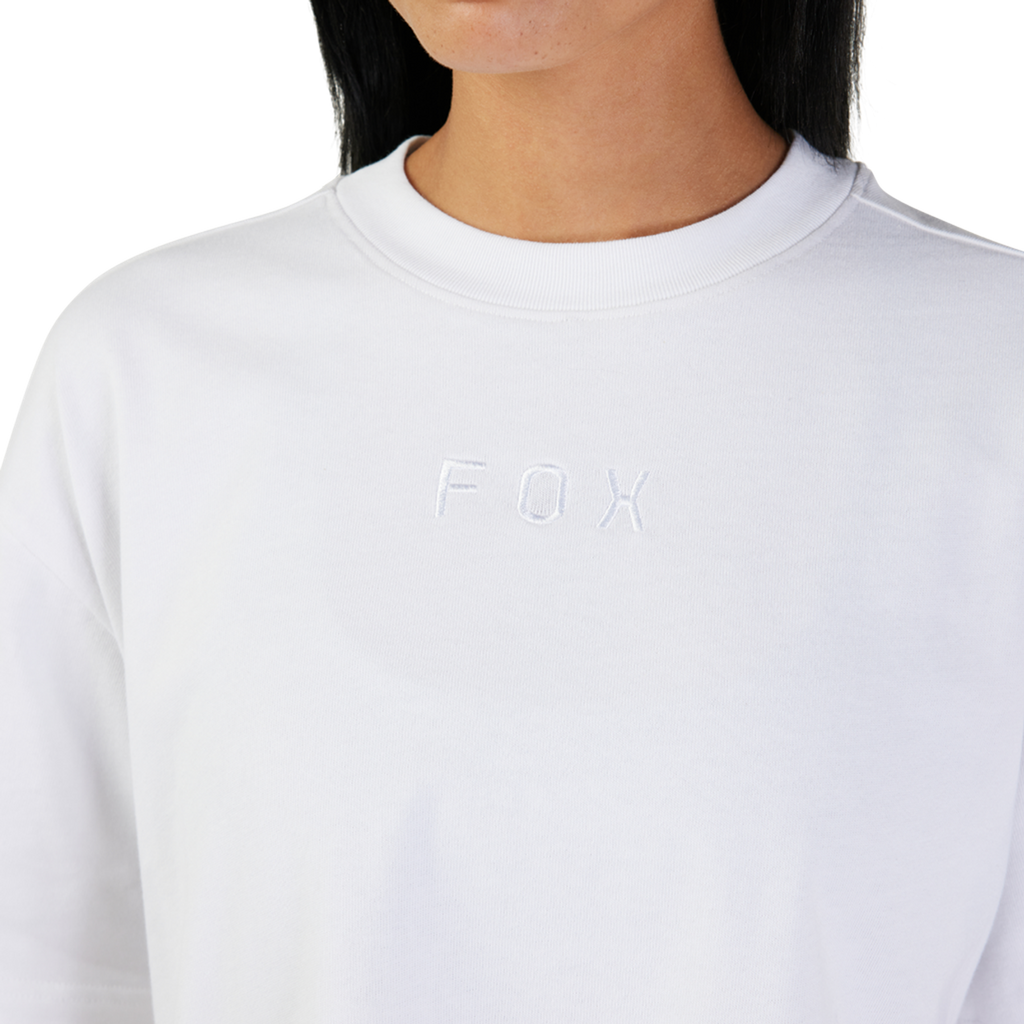 Kurzes Premium-T-Shirt Wordmark Damen