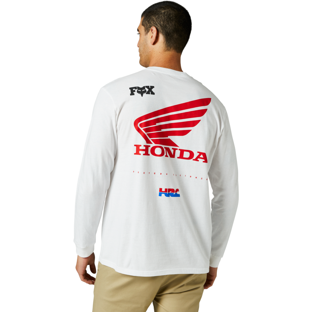 Langärmliges Premium-T-Shirt Honda Wing