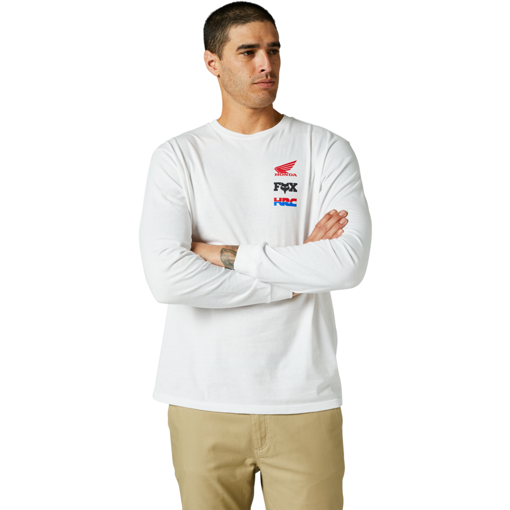 Langärmliges Premium-T-Shirt Honda Wing