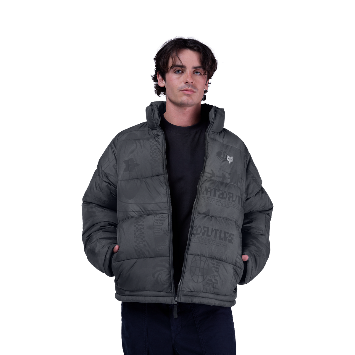 Ridgeway Bedruckte Hi-Loft-Jacke