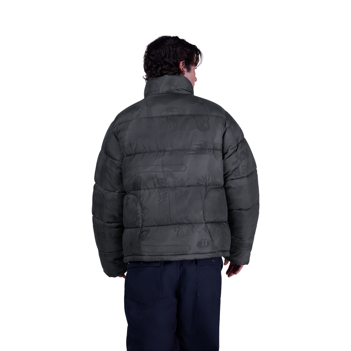 Ridgeway Bedruckte Hi-Loft-Jacke