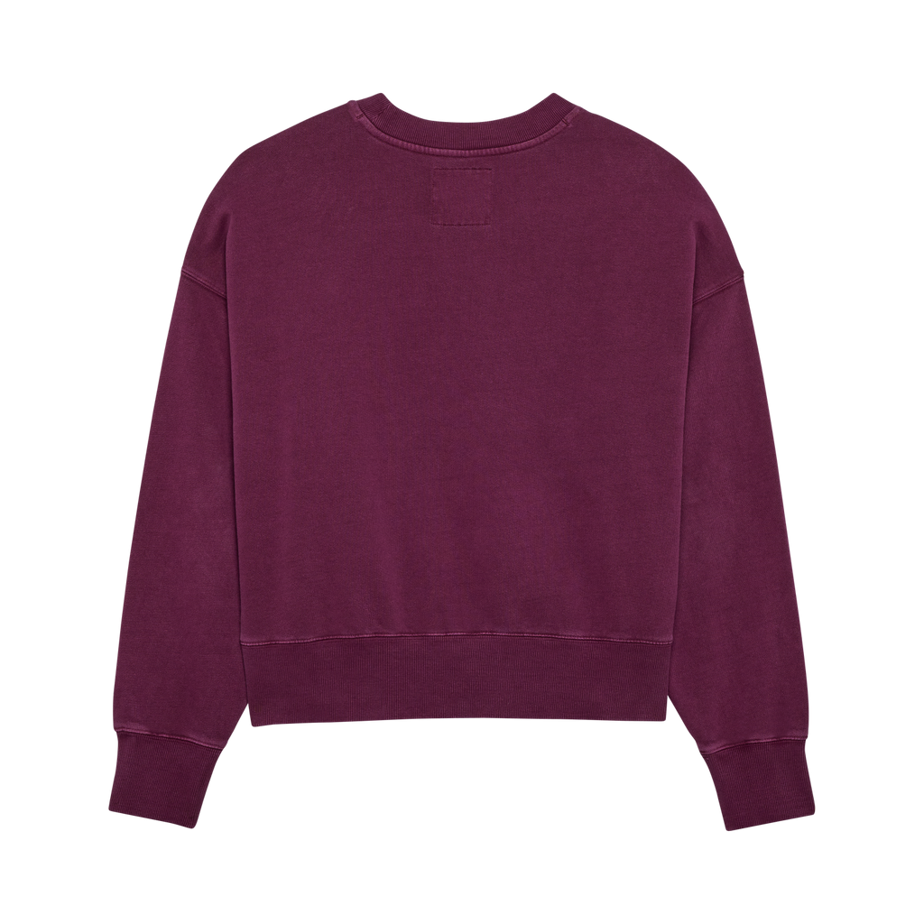 Rundhalspullover Wordmark Oversized – Dame