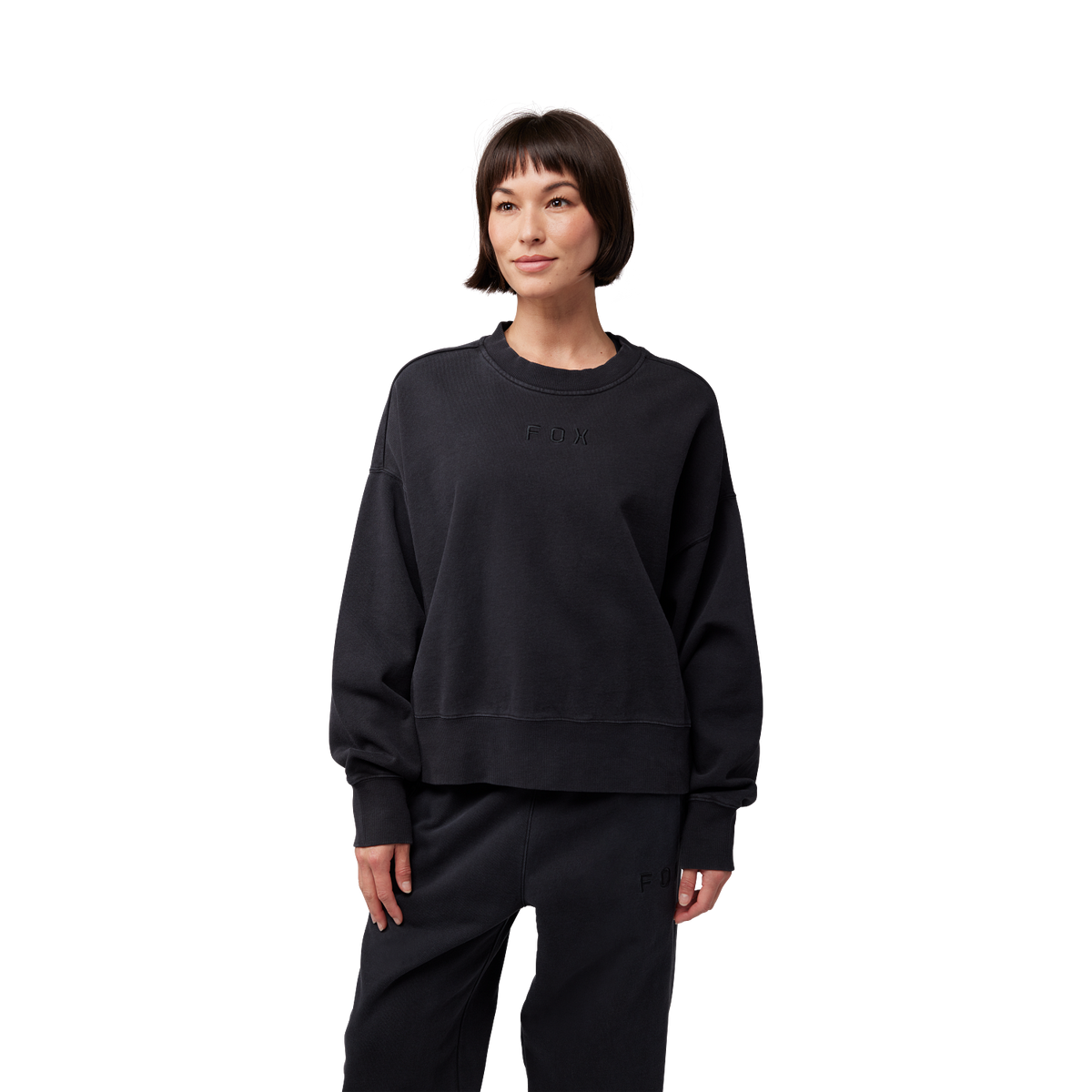 Rundhalspullover Wordmark Oversized – Dame