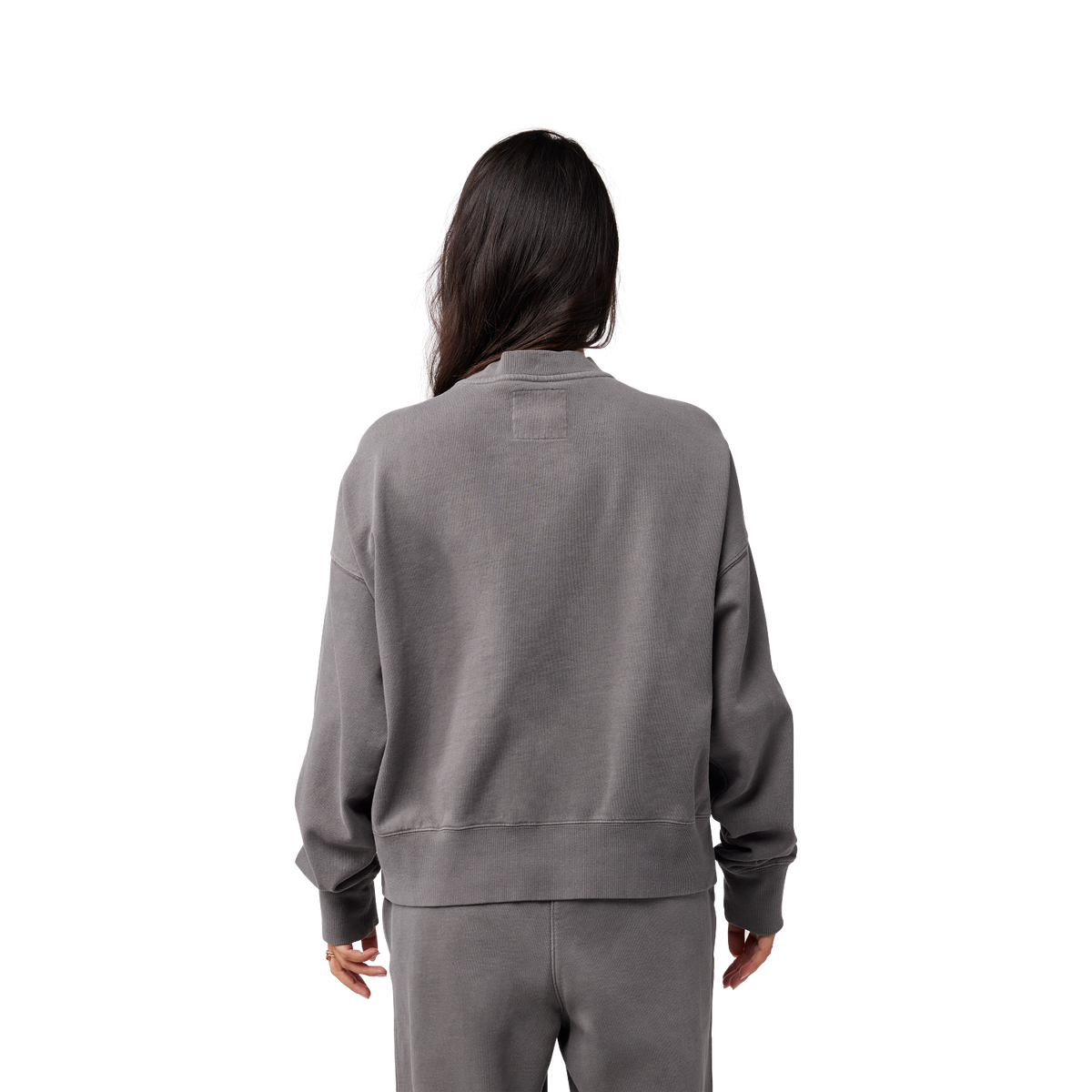 Rundhalspullover Wordmark Oversized – Dame