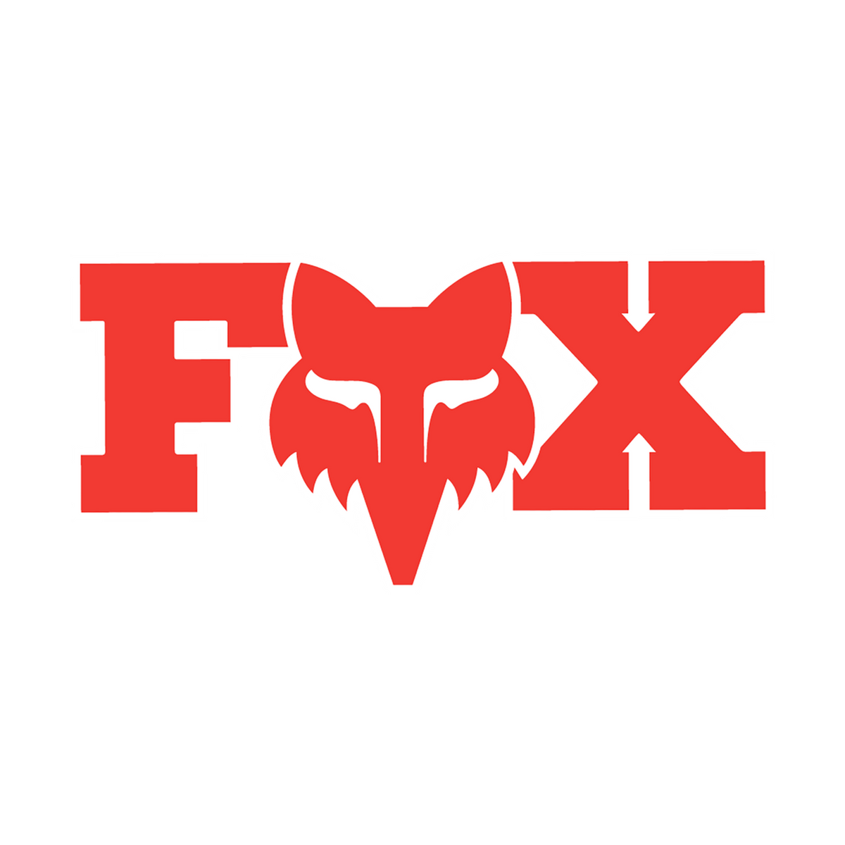 Sticker F Head X - 7,5 cm