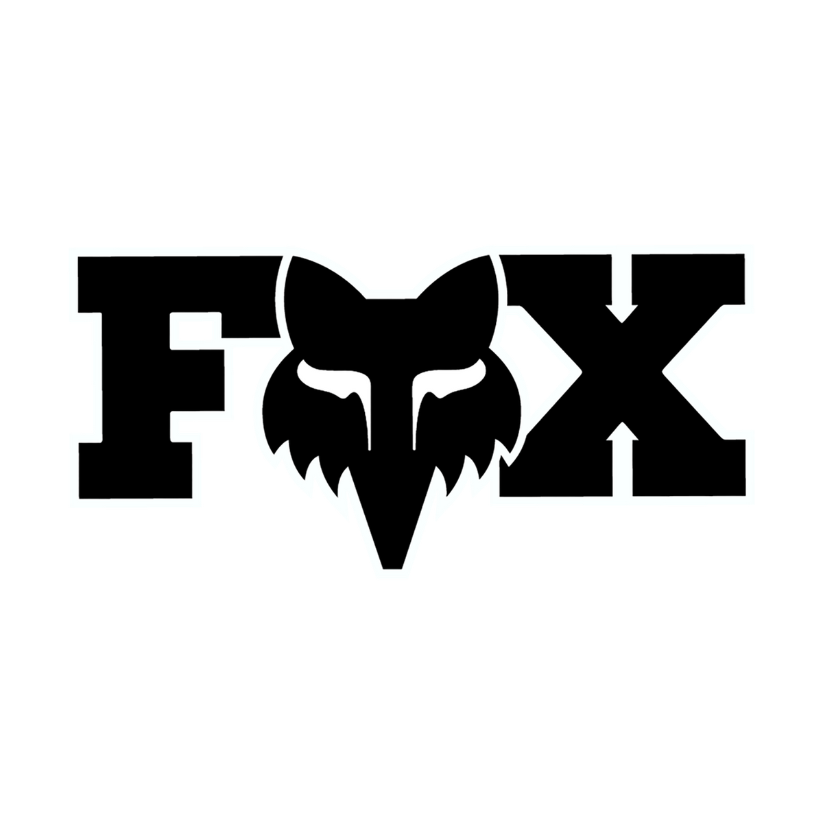 Sticker F Head X - 7,5 cm