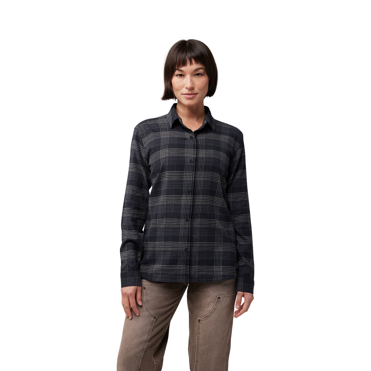 Stretch-Flanellhemd Survivalist – Dame