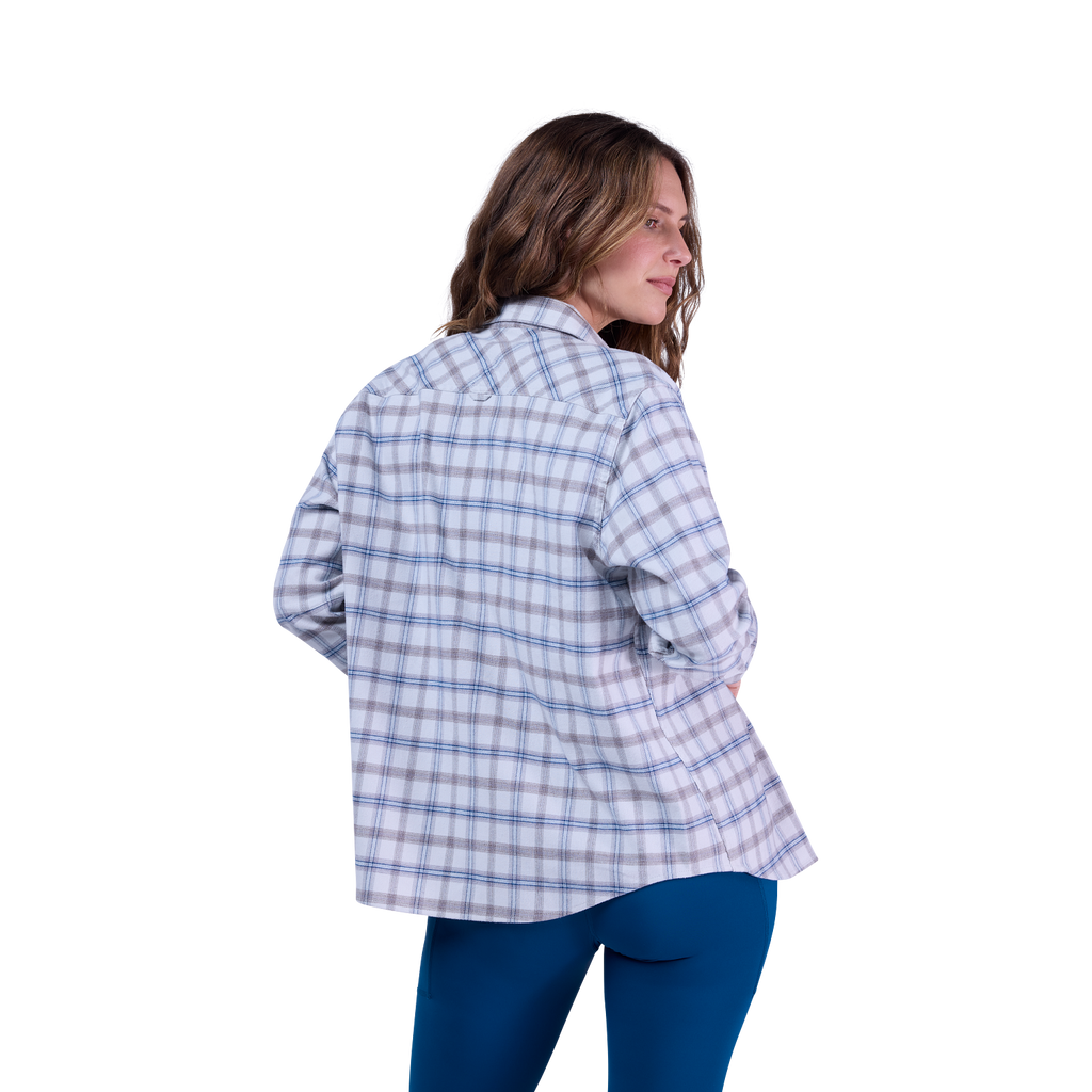 Survivalist Core Flannel Langarmhemd für Frauen