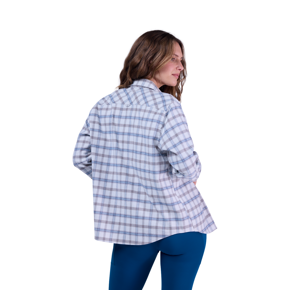 Survivalist Core Flannel Langarmhemd für Frauen