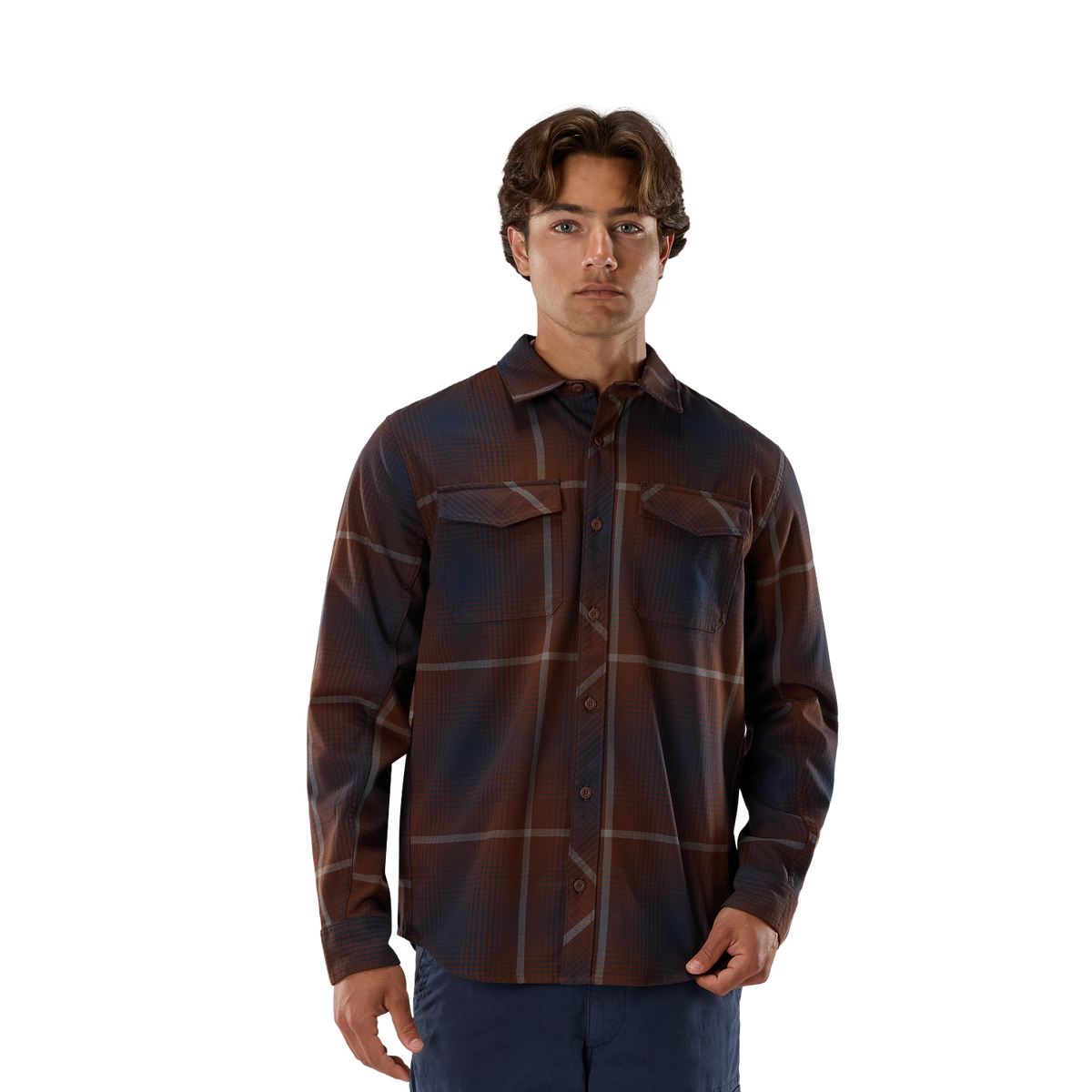 Survivalist Fire Langarm Flanellhemd