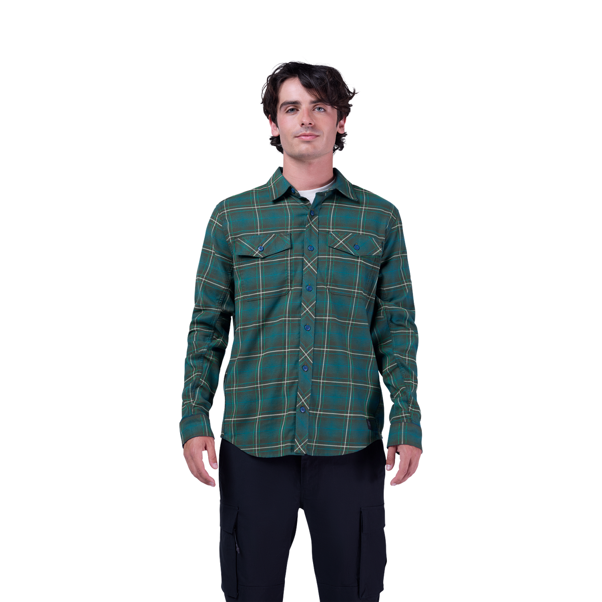Survivalist Stretch Flannel Langarmhemd