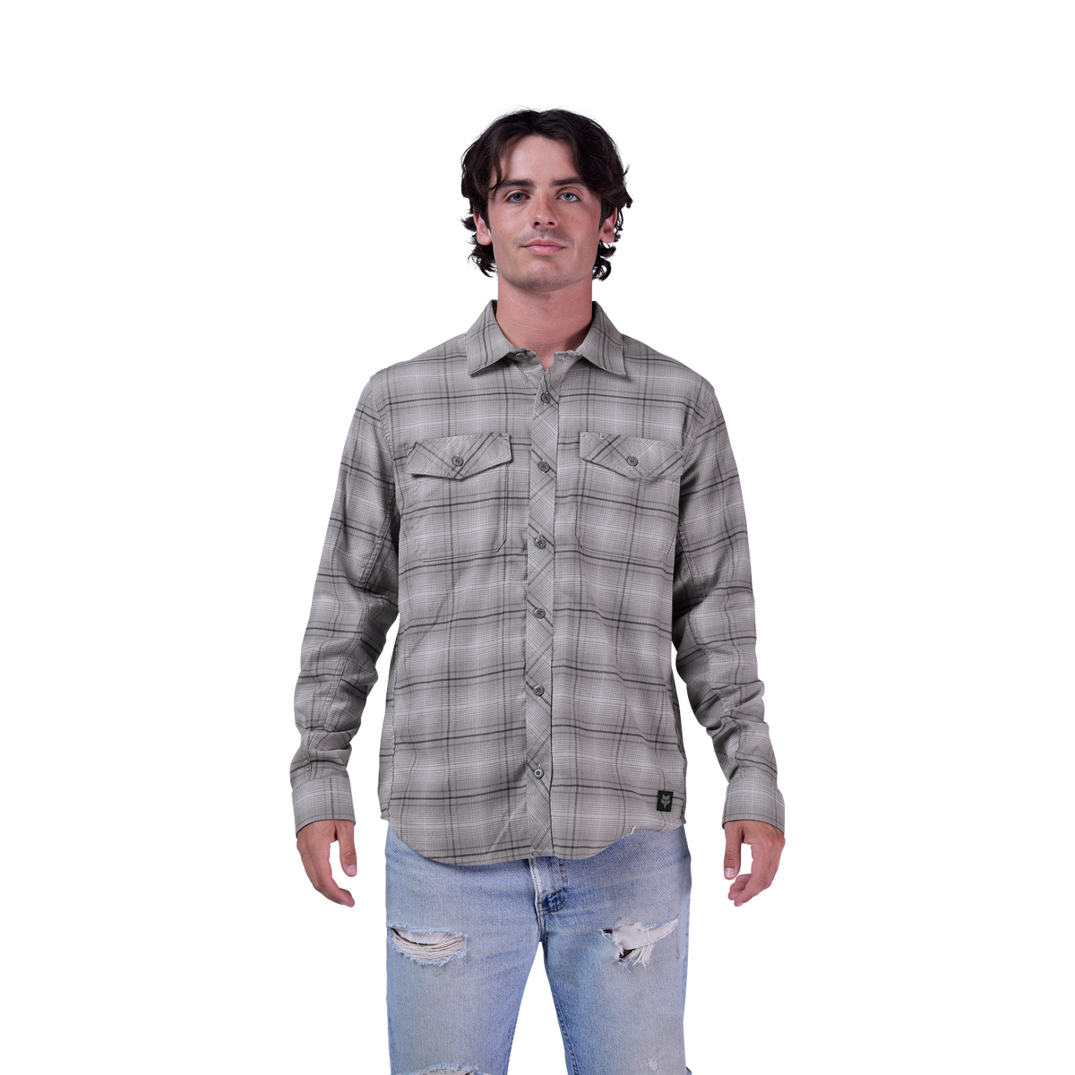 Survivalist Stretch Flannel Langarmhemd